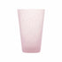 großes Trinkglas mundgeblasen, rosa