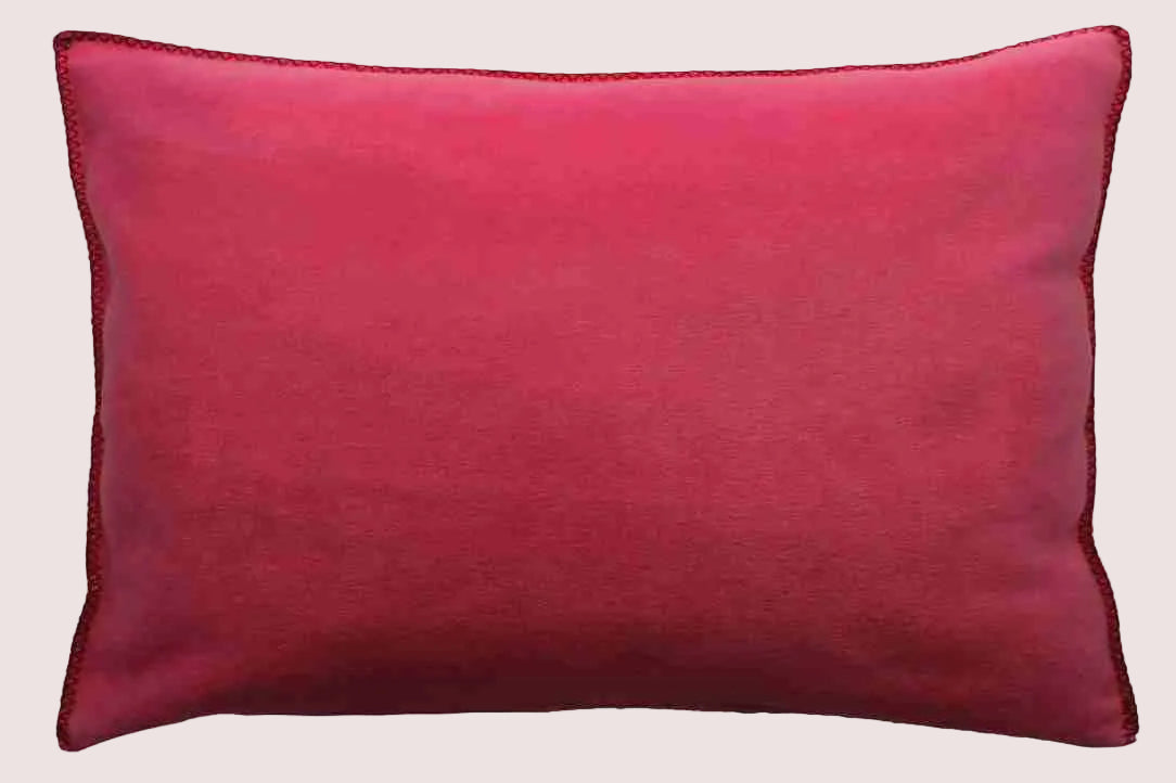 Fleecekissn Tony 40x60 cm merlot