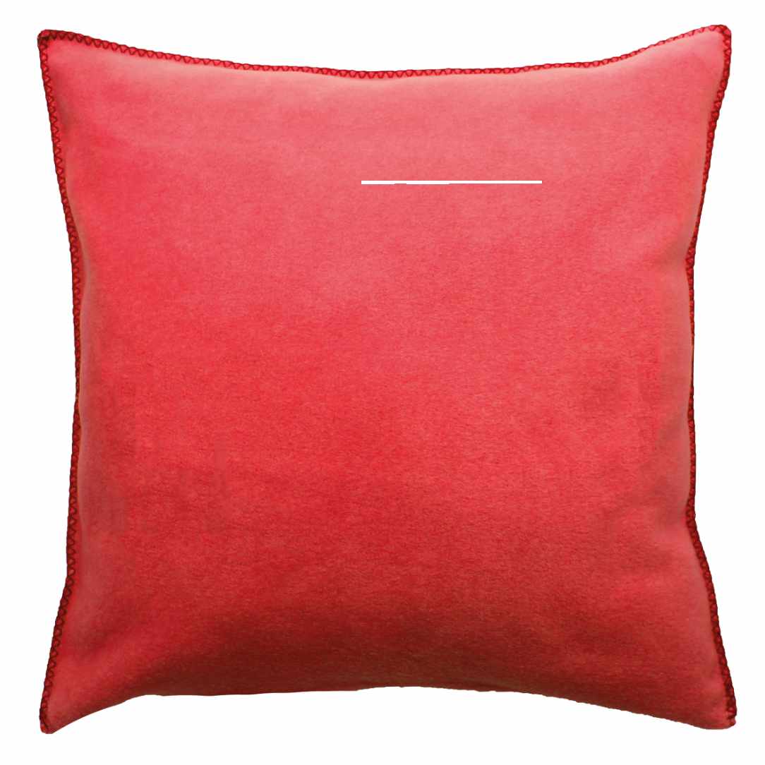 Fleecekissen Tony 50x50 rot