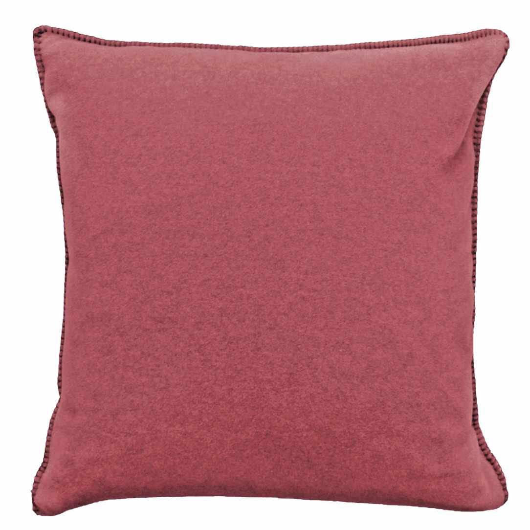 Fleecekissen Tony 50x50 cm cranberry