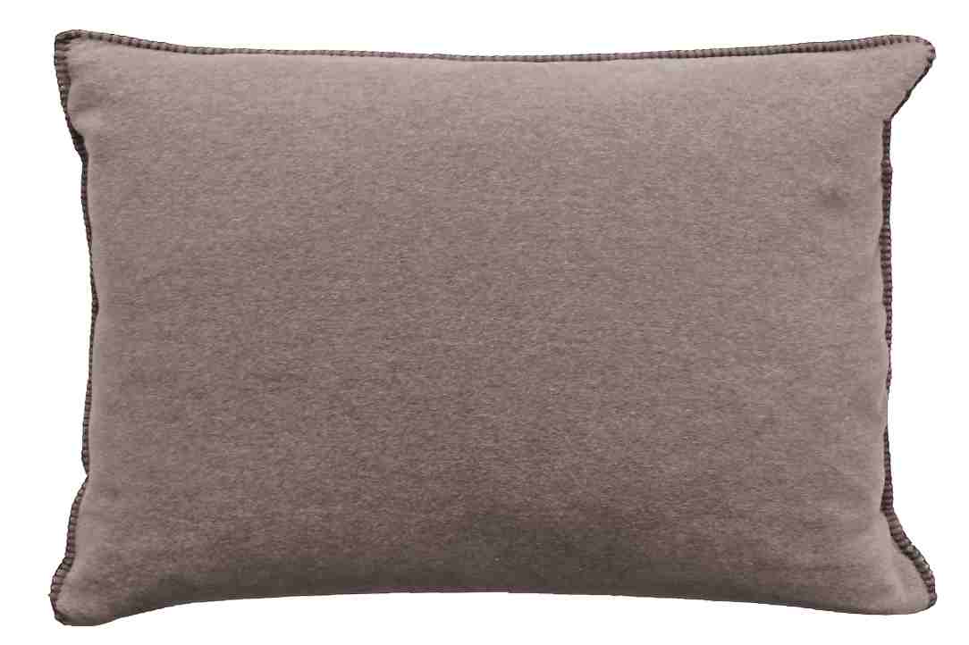 Fleece-Kissen nutria 40x60