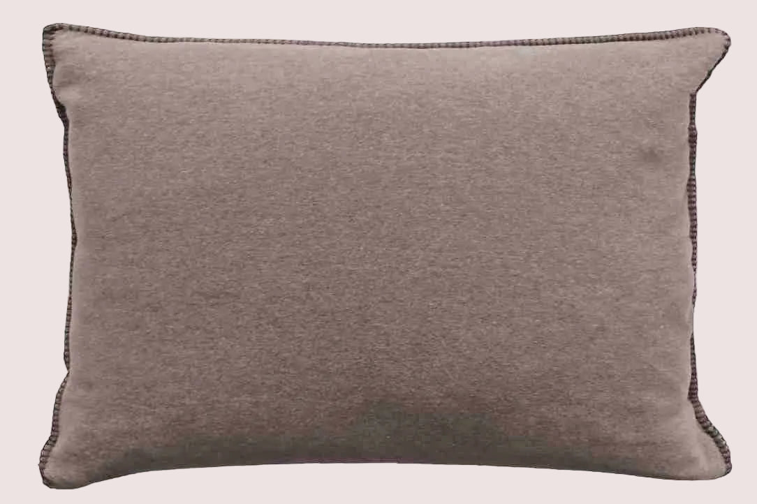 Fleece-Kissen nutria 40x60