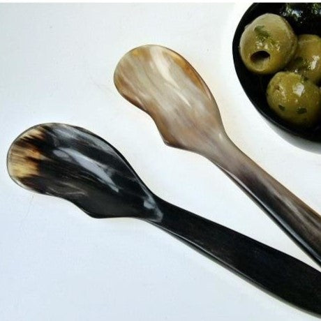 Sahne oder Marmelade oder als Babyloeffel aus Horn