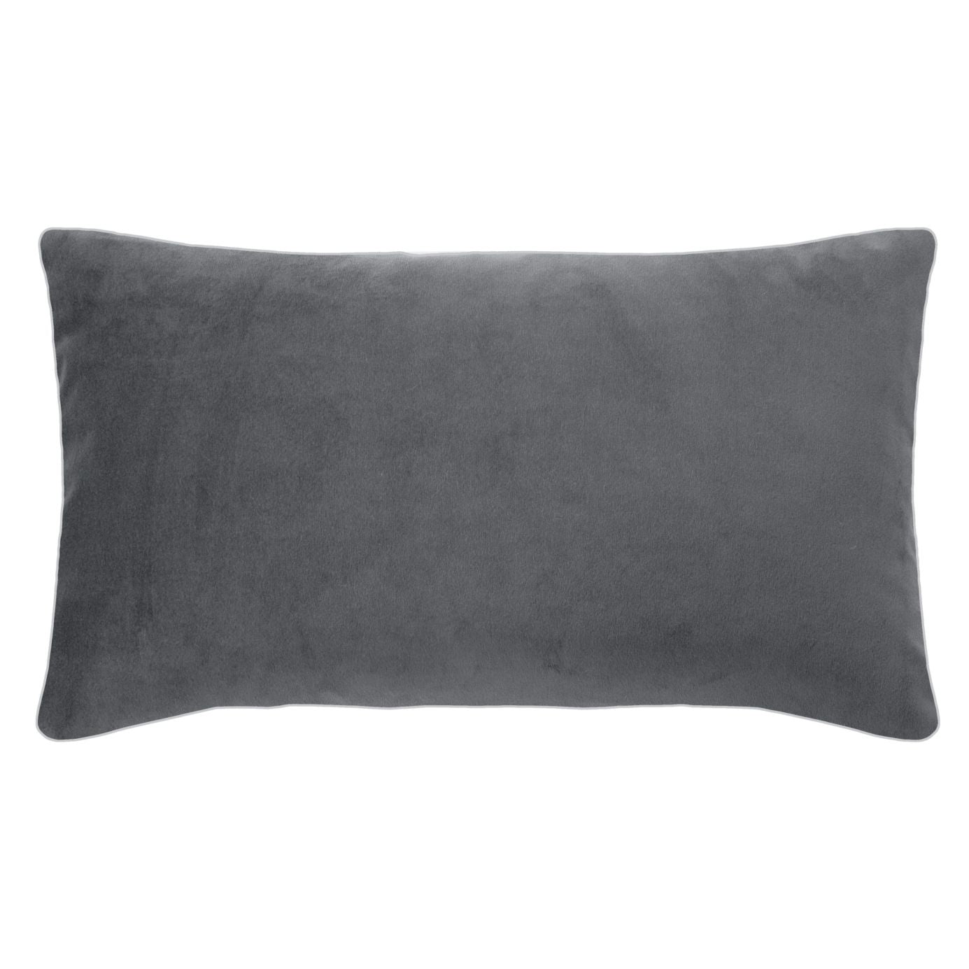 Kissenhülle rechteckig samt 35x60cm, grau