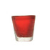 Schnapsglas rot mundgeblasenes Glas aus Italien