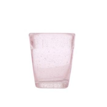 Schnapsglas pink - rosa  mundgeblasenes Glas aus Italien