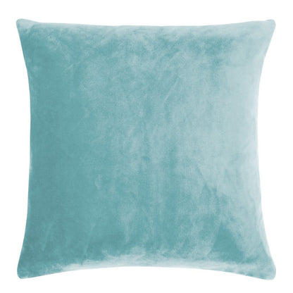 Samtkissen smooth 40x40 cm aqua