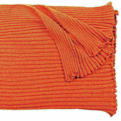 Merino Schal oder Stola kürbisfarben