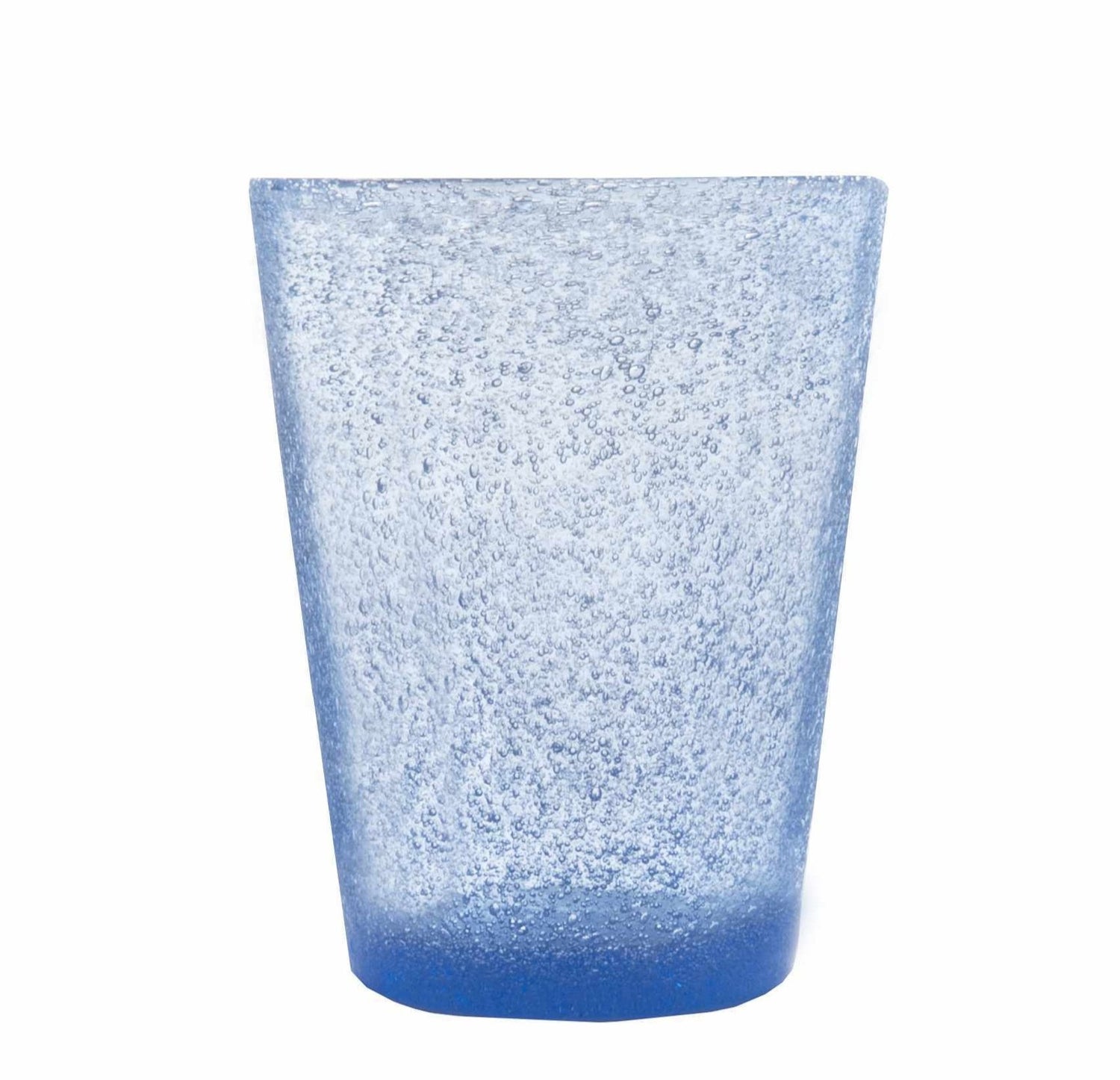 Mundgeblasenes Trinkglas von Memento mit Luftbläschen in Lavendel - ein zarter Lavendelton, Memento 280 ml