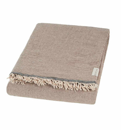 Kuscheldecke steinfarben