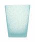Mundgeblasenes Trinkglas von Memento mit Luftbläschen in lightblue
