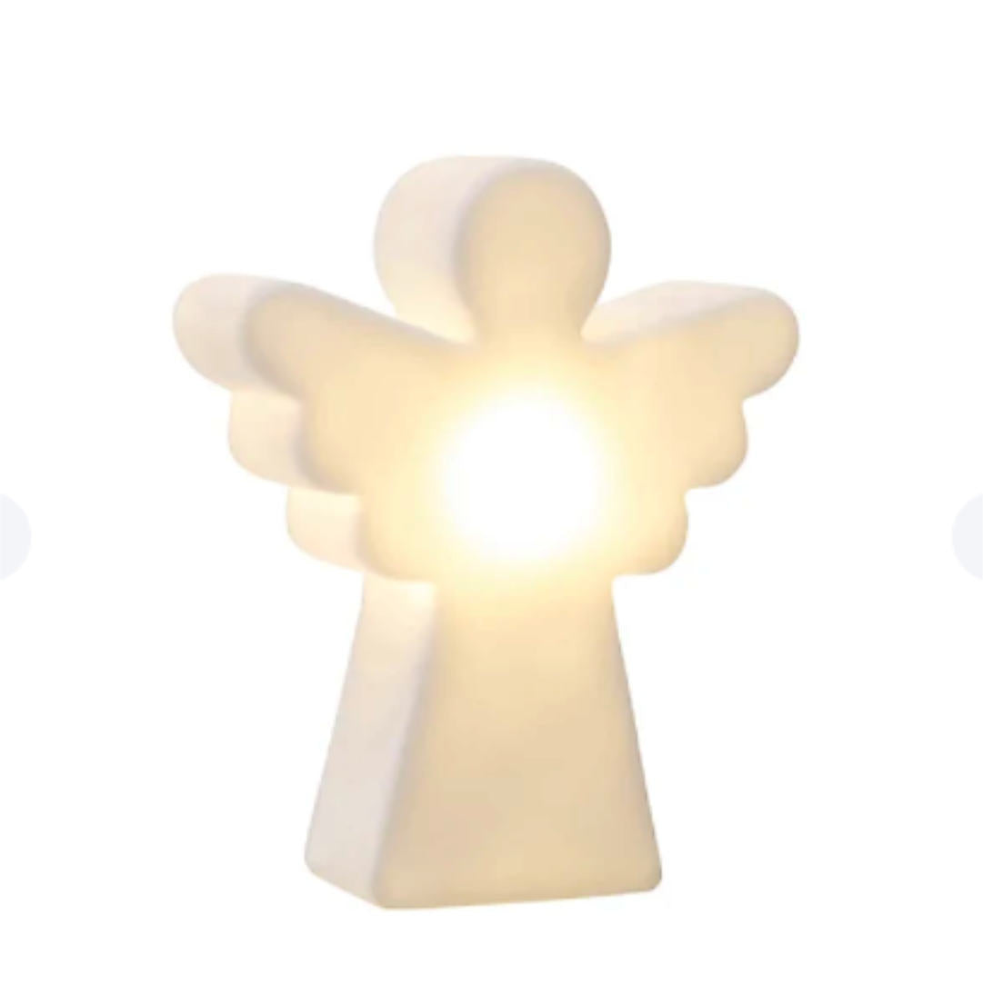 Kleiner selbstleuchtender Engel mit USB-Stecker