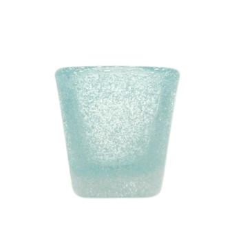 Schnapsglas hellblau mundgeblasenes Glas aus Italien